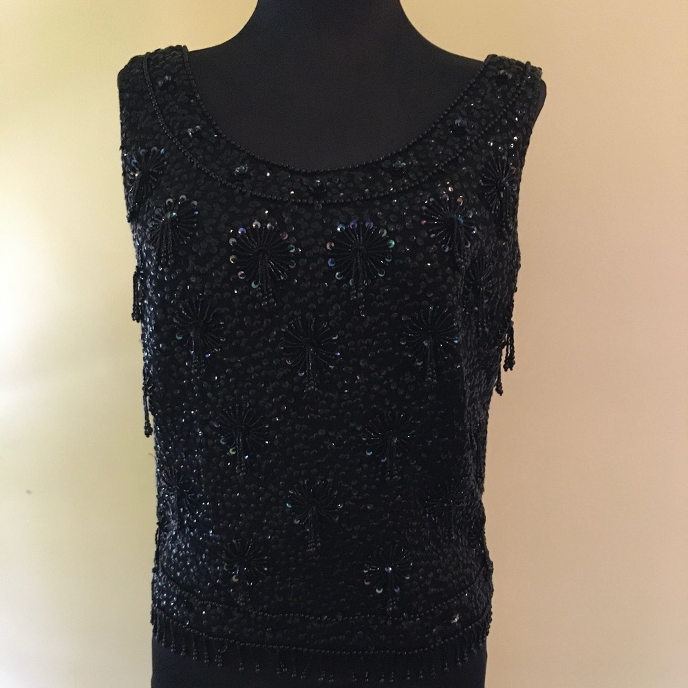 vintage sequined 'flapper' top